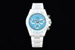 CS Factory ROLEX Daytona 7750 Epic Movement White Bracelet Blue Watch